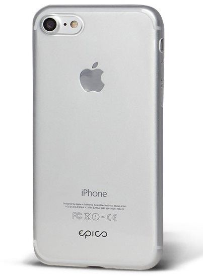 Kryt na mobil Epico Ronny Gloss Case iPhone 7/8/SE (2020)/SE (2022) - bílá transparentní