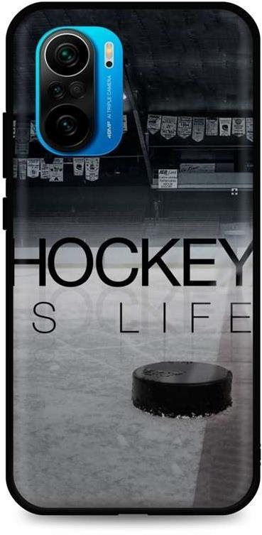 Kryt na mobil TopQ Xiaomi Poco F3 silikon Hockey Is Life 62776