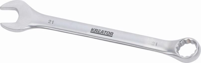 Očkoplochý klíč Kreator KRT501216 Oboustranný klíč očko/otevřený 21 245mm