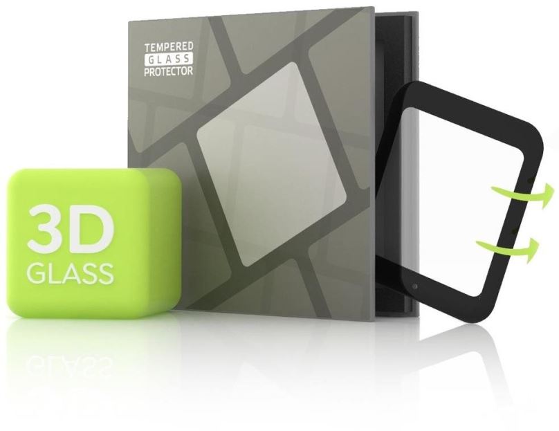 Ochranné sklo Tempered Glass Protector pro Xiaomi Mi Watch Lite - 3D GLASS, černé