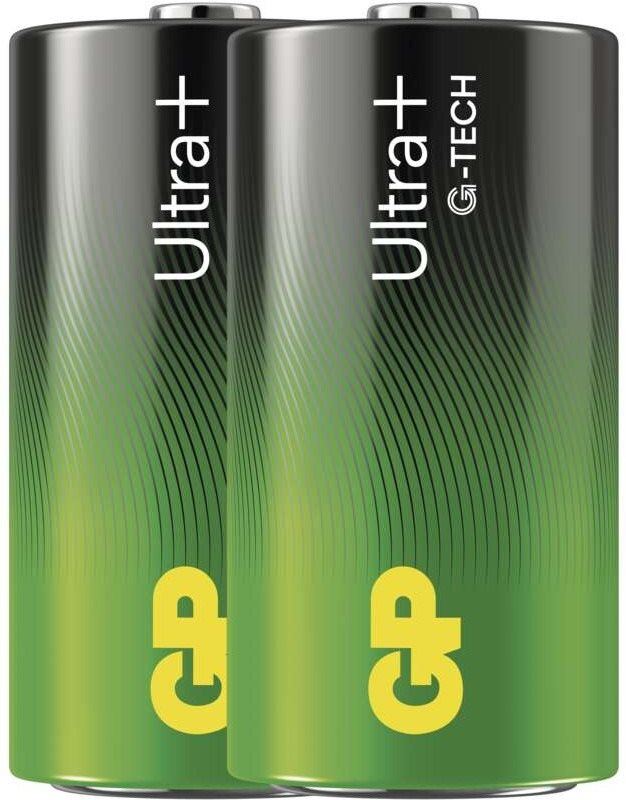 Jednorázová baterie GP Alkalická baterie Ultra Plus C (LR14), 2 ks