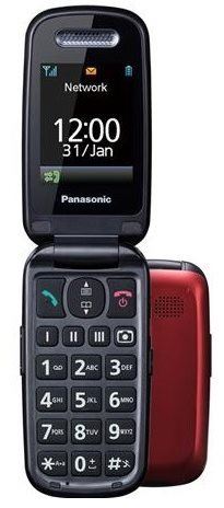 Mobilní telefon Panasonic KX-TU456EXRE červená