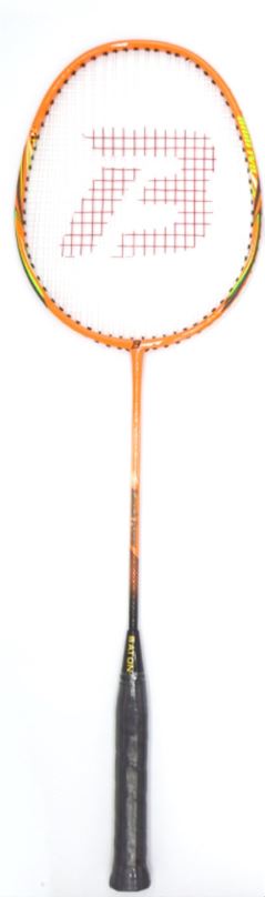 Badmintonová raketa Baton Smash Power, Orange/Black