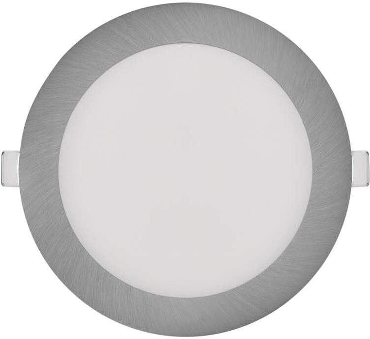 LED světlo EMOS LED podhledové svítidlo NEXXO stříbrné, 17 cm, 12,5 W, teplá/neutrální bílá