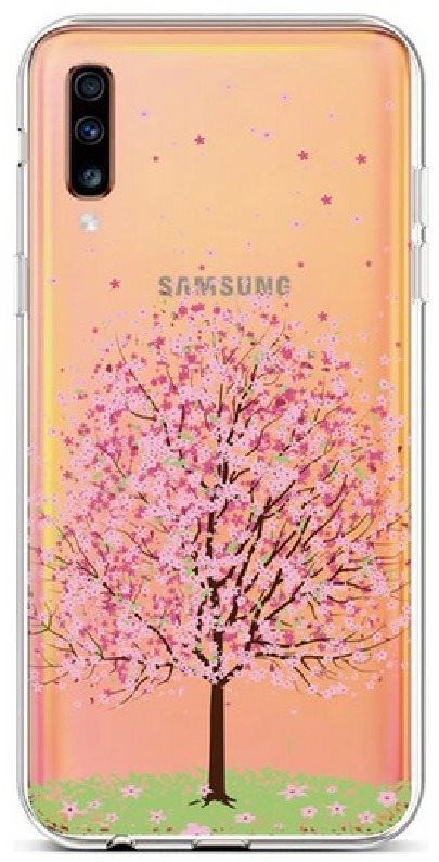 Kryt na mobil TopQ Samsung A70 silikon Blossom Tree 42012