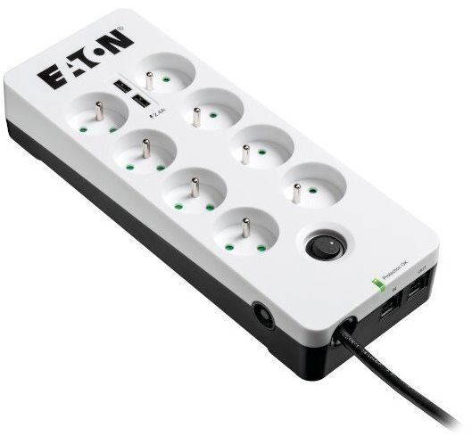 Přepěťová ochrana EATON Protection Box 8 USB Tel@ FR