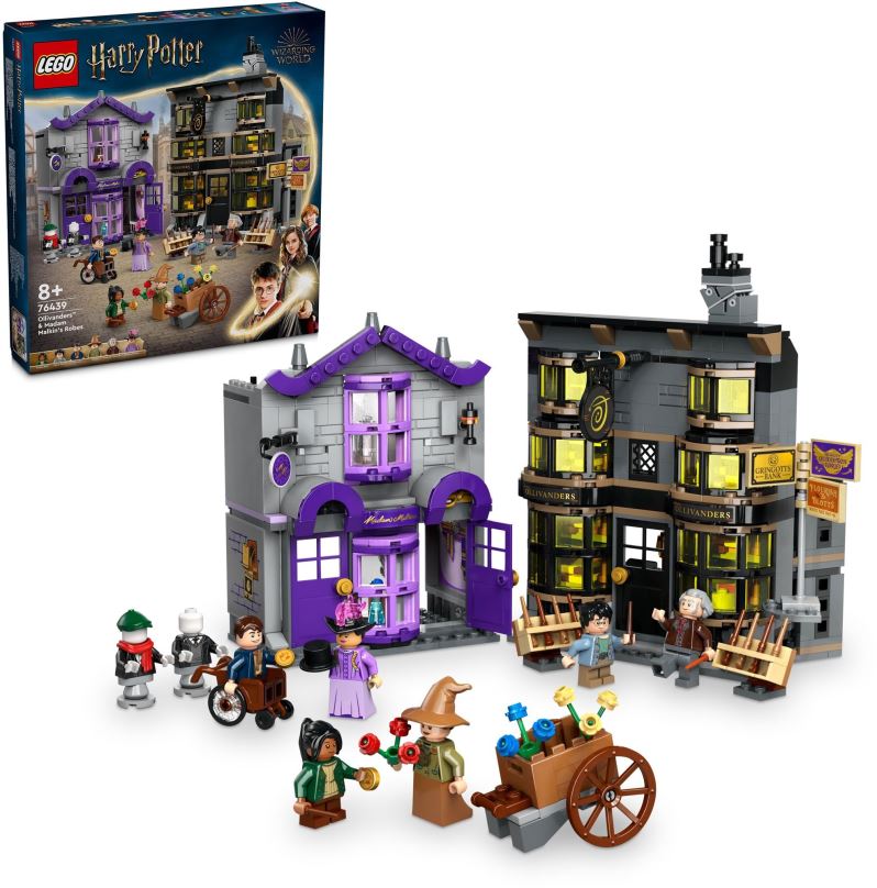 LEGO stavebnice LEGO® Harry Potter™ 76439 Ollivanderův obchod a Obchod madame Malkinové