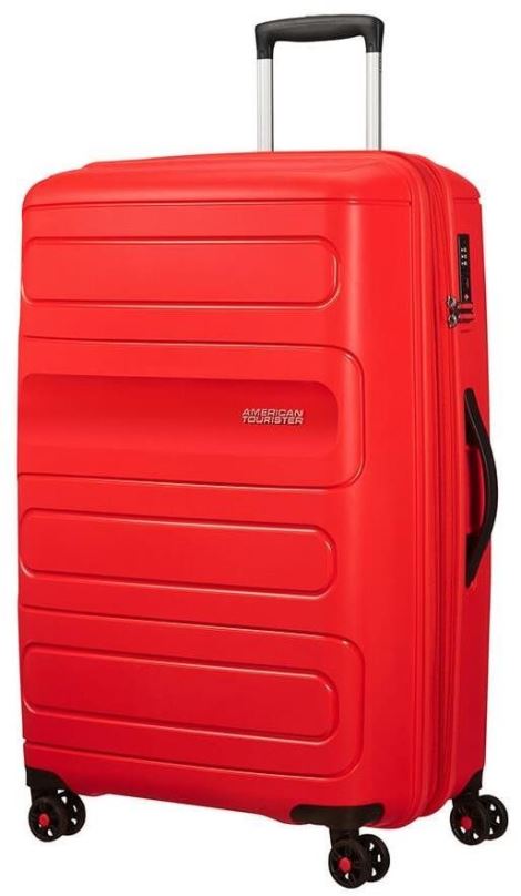Cestovní kufr American Tourister Sunside Spinner 77/29 EXP Sunset Red