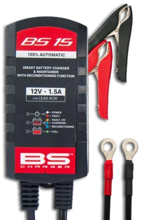Nabíječka akumulátorů BS-BATTERY Smart BS15, 12 V, 1500 mA