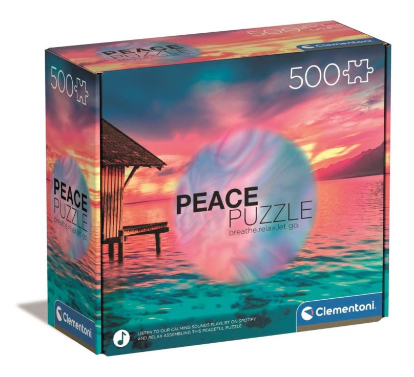 CLEMENTONI Peace puzzle: Žít přítomností 500 dílků