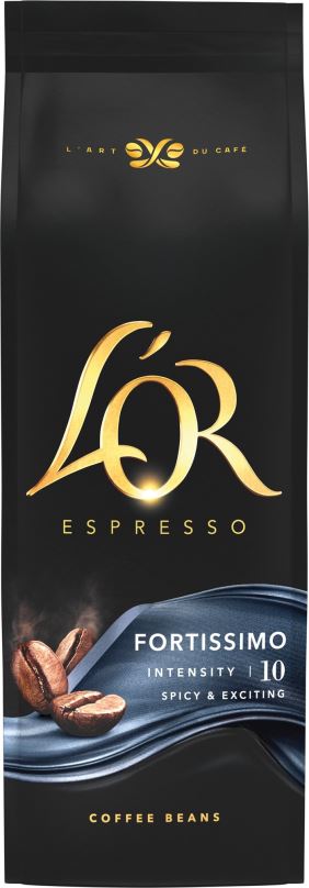 Káva L'OR Fortissimo Espresso, zrnková káva, 500g