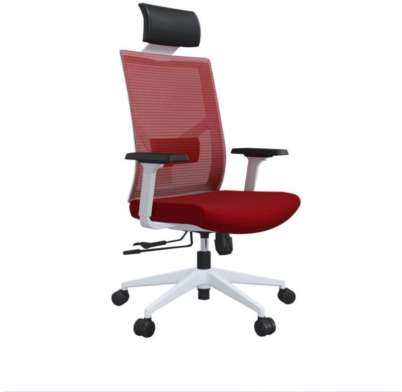 Kancelářská židle DALENOR Snow HB, textil, červená