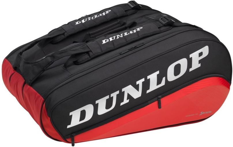 Sportovní taška Dunlop CX Performance Bag 12 raket Thermo černá/červená