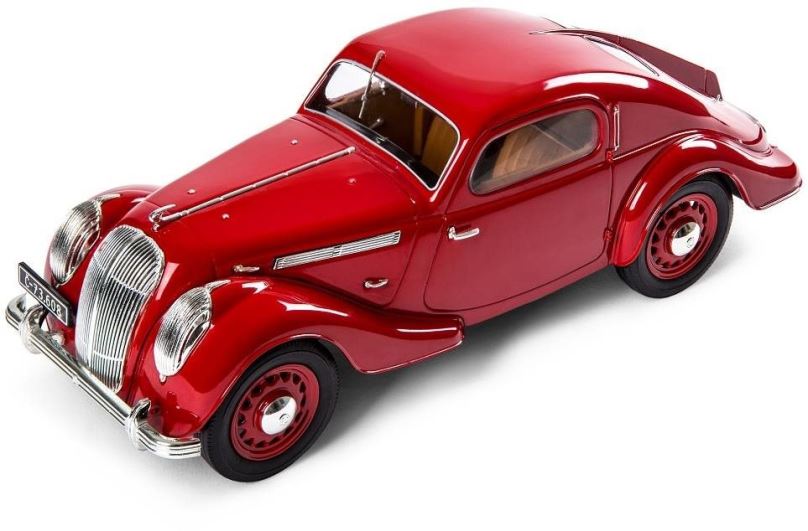 Kovový model Škoda Popular Sport Monte Carlo 1935, červená