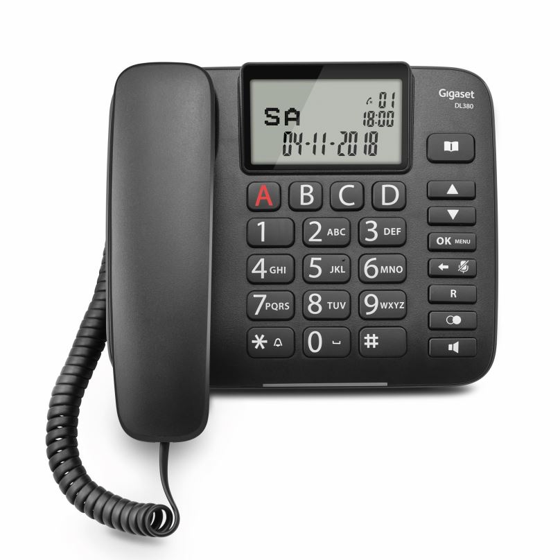 Telefon pro pevnou linku Gigaset DL380