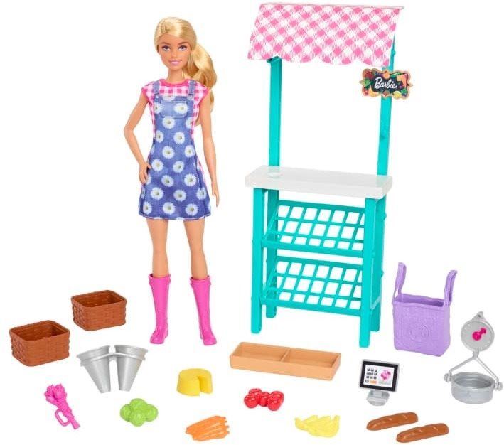 Mattel Barbie® Farmářský stánek s panenkou, HCN22