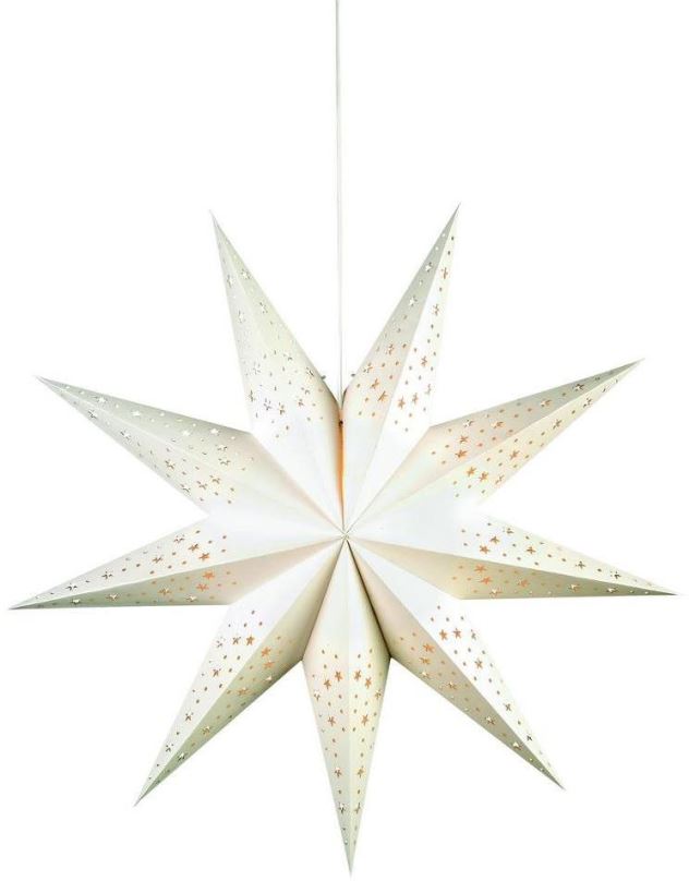 Vánoční osvětlení Markslöjd 700320 - Vánoční dekorace SOLVALLA 1xE14/25W/230V bílá 75 cm
