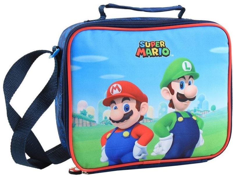 Dětská taška přes rameno Lunchbag Super Mario, objem tašky 4,5 l