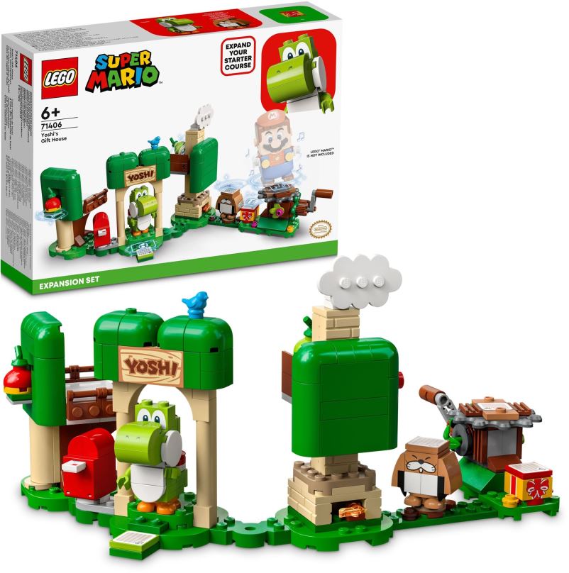 LEGO stavebnice LEGO® Super Mario™ 71406 Yoshiho dům dárků – rozšiřující set