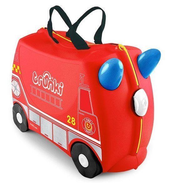Dětský kufr Trunki Kufr s kolečky Požárnické auto Frank