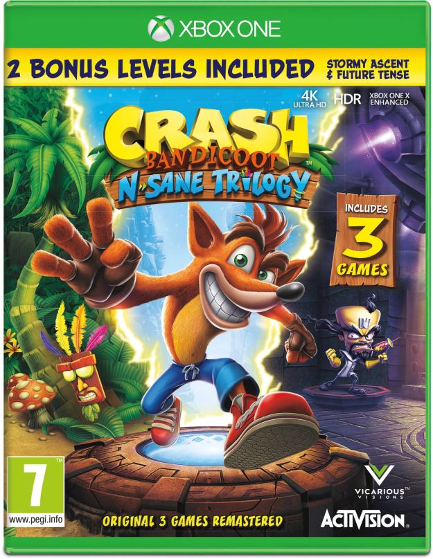 Hra na konzoli Crash Bandicoot N Sane Trilogy - Xbox One