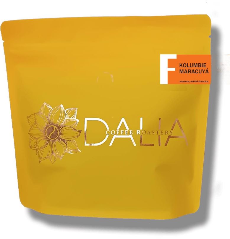 Káva Dalia Coffee Kolumbie Maracuyá - Dalia Gold edition 1000 g filtr pražení