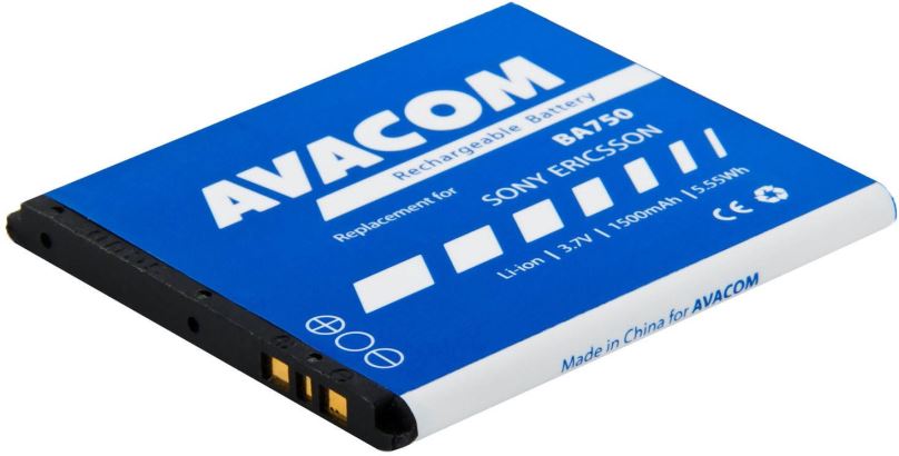 Baterie pro mobilní telefon Avacom za Sony Ericsson Xperia Arc, Xperia Arc S  Li-ion 3.7V 1500mAh (náhrada BA750)