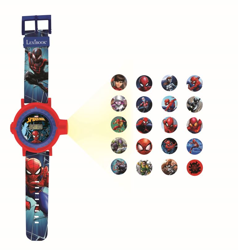 Dětské hodinky Lexibook Spider-Man Digitální hodinky s projektorem