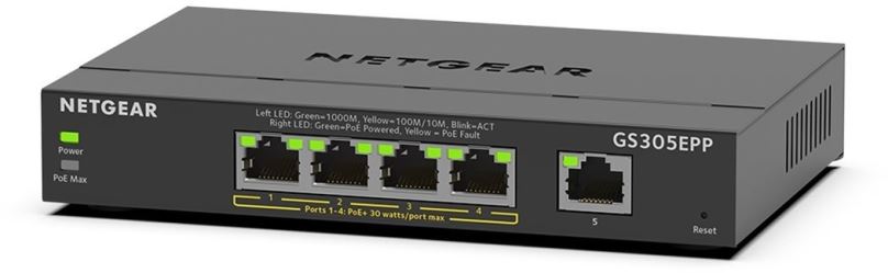 Smart Switch Netgear GS305EPP-100PES