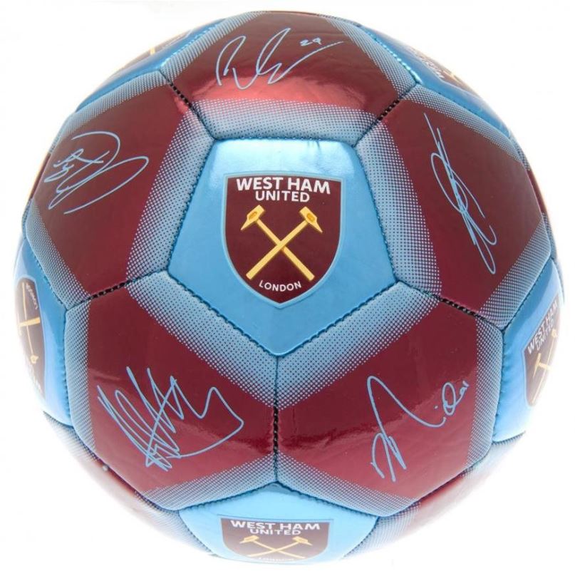 Fotbalový míč Fan-shop Mini West Ham United Signature claret