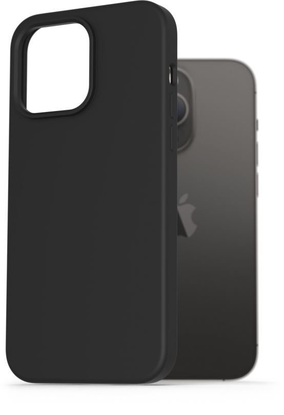 Kryt na mobil AlzaGuard Premium Liquid Silicone Case pro iPhone 14 Pro Max černé