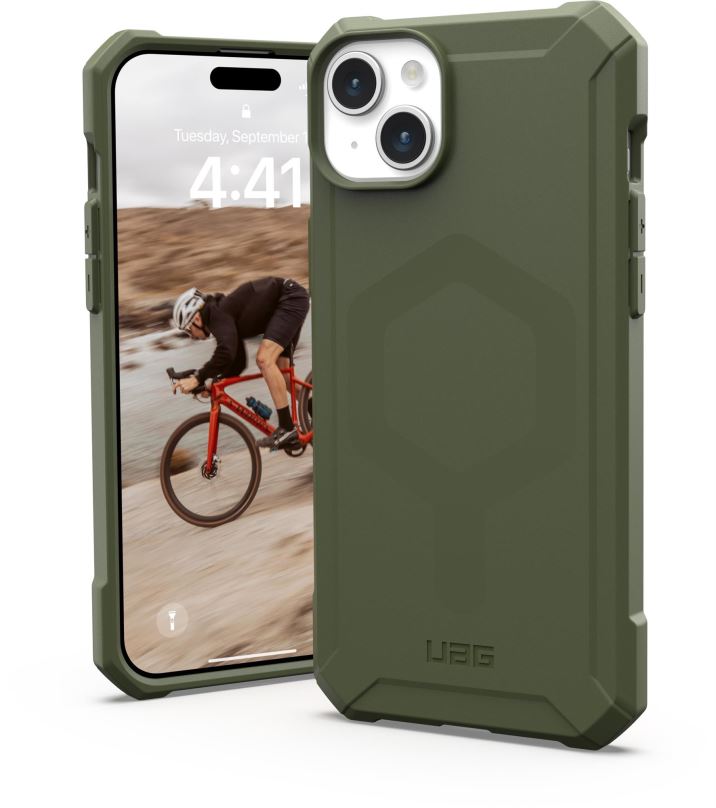 Kryt na mobil UAG Essential Armor MagSafe Olive Drab iPhone 15 Plus