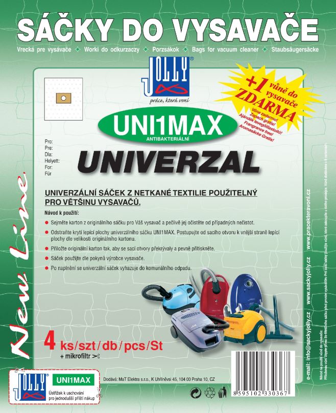 Sáčky do vysavače sáčky do vysavače UNI1 MAX - univerzální