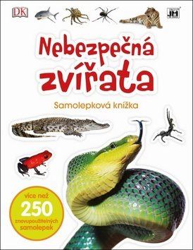 JIRI MODELS Samolepková knížka Nebezpečná zvířata