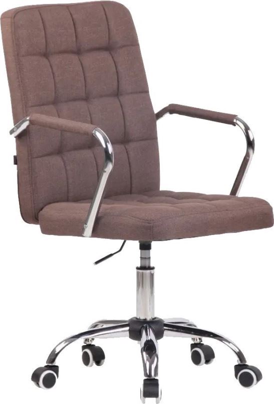 Kancelářská židle BHM GERMANY Terni, textil, hnědá