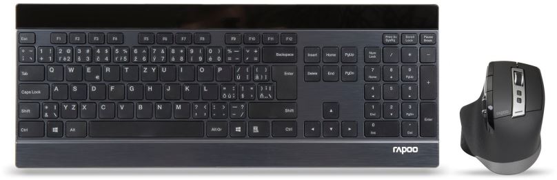 Set klávesnice a myši Rapoo 9900M Set - CZ/SK