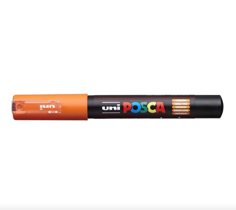 POSCA akrylový popisovač PC-1M, 0,7-1 mm Barva: Oranžová