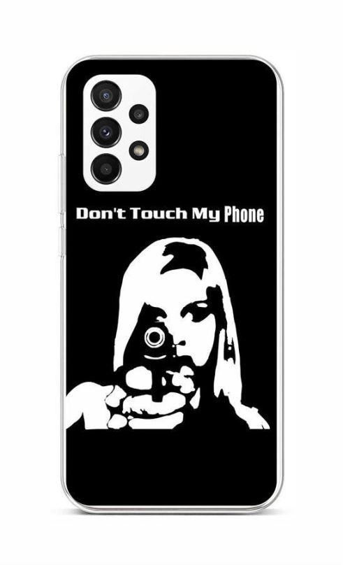 Kryt na mobil TopQ Kryt Samsung A23 5G Don't Touch Gun 86952