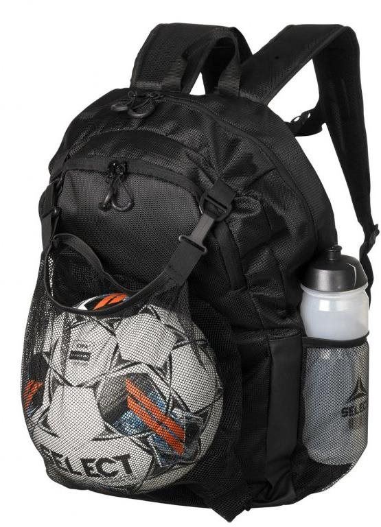 Sportovní batoh Select Backpack Milano w/net for ball černá