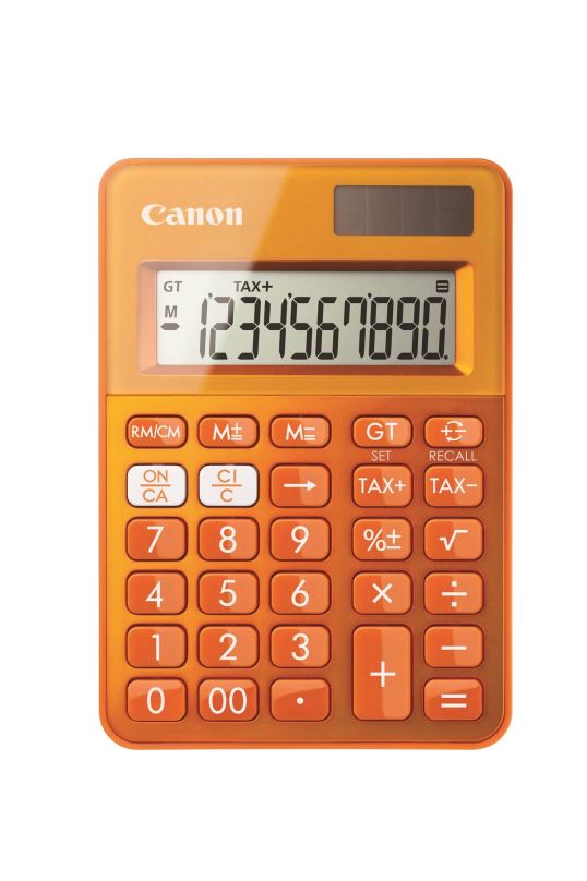 Kalkulačka CANON LS-100K oranžová