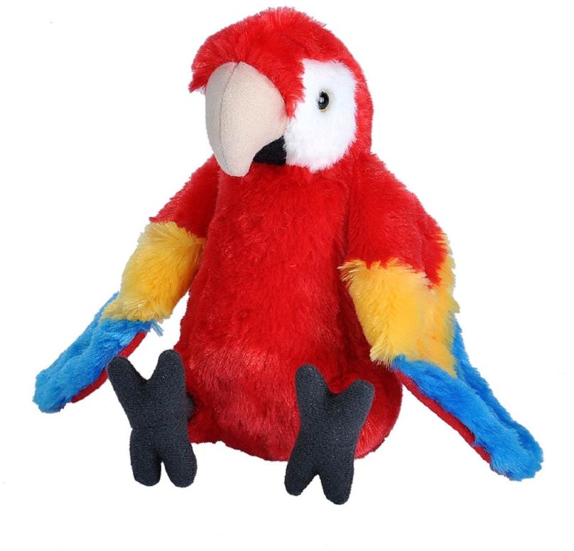 Plyšák WILD REPUBLIC plyšový Papoušek červený 20 cm