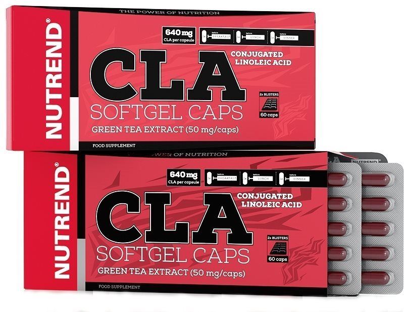 Spalovač tuků Nutrend CLA Softgel Caps, 60 kapslí