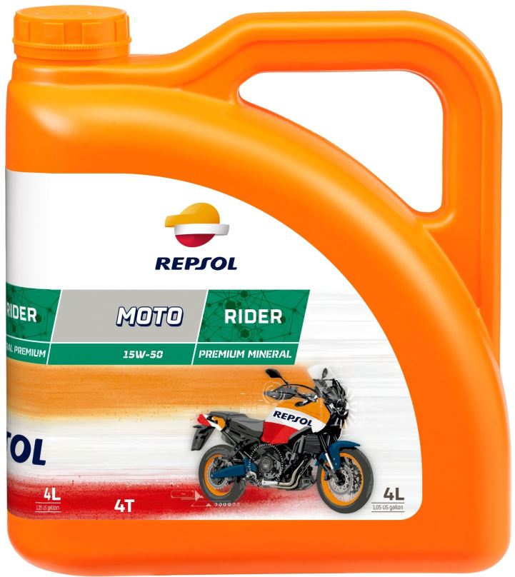 Motorový olej REPSOL MOTO RIDER 4T 15W-50 4l