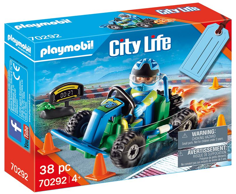 PLAYMOBIL® City Life 70292 Dárkový set Motokárový závod