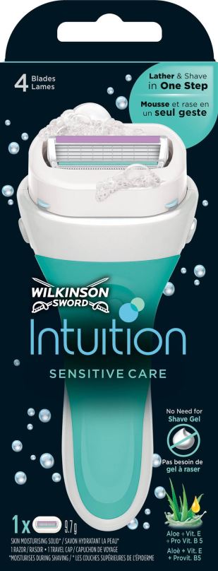 Dámský holicí strojek WILKINSON Intuition Sensitive Care + hlavice 1 ks