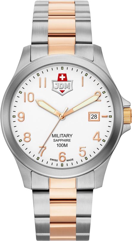 Dárková sada hodinek JDM Military Alpha I JDM-WG001-06 (v sadě s kapesním nožem)