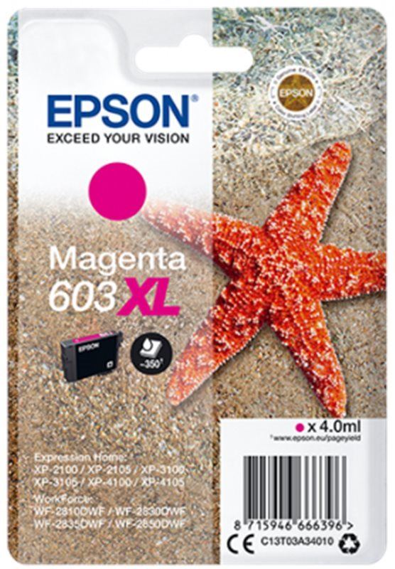 Cartridge Epson 603XL purpurová
