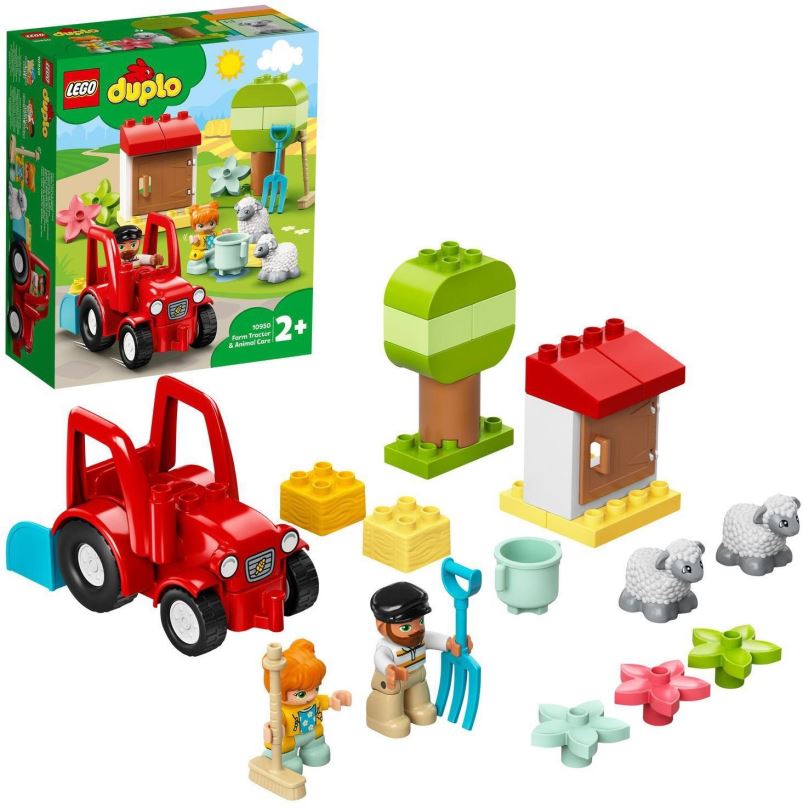 LEGO stavebnice LEGO® DUPLO® 10950 Traktor a zvířátka z farmy