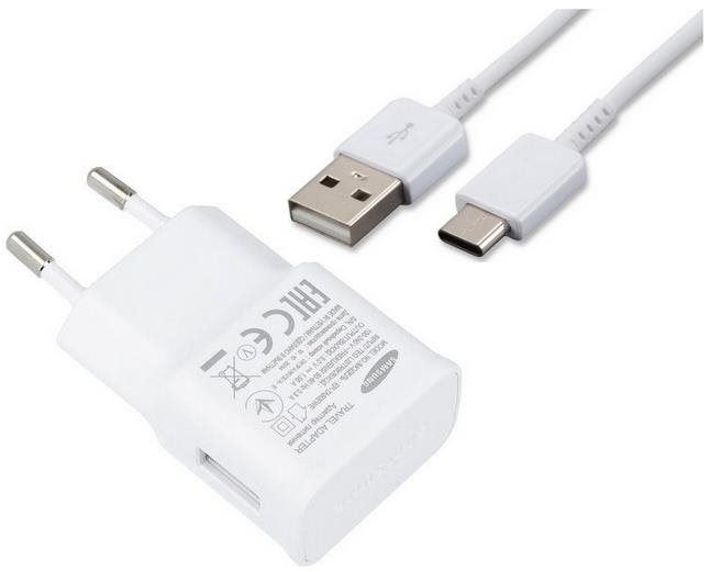 Nabíječka Samsung EP-TA50EWE originální nabíječka + EP-DN930CWE USB-C (Type C) 1,55 A