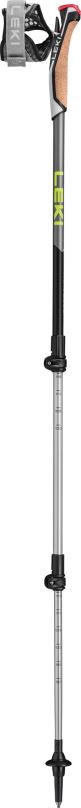 Nordic walking hůlky Leki Traveller Alu black-silvergray-neonyellow 90 - 130 cm